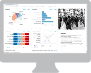 Balkendiagramm in DataLion, das mehrere Benchmark-Gruppen als separate Balken nebeneinander zeigt